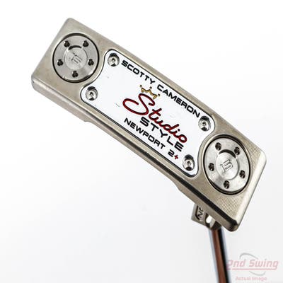 Mint Titleist Scotty Cameron 2025 Studio Style Newport 2 Plus Putter Steel Right Handed 34.0in