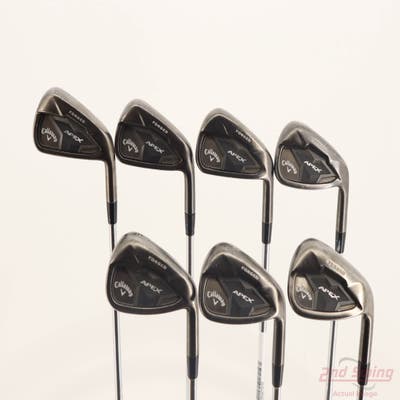 Callaway Apex Smoke 19 Iron Set 5-PW AW True Temper Elevate MPH 115 Steel X-Stiff Right Handed STD