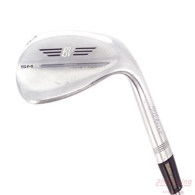 Titleist Vokey SM9 Tour Chrome Wedge Lob LW 60° 8 Deg Bounce M Grind Stock Steel Shaft Steel Wedge Flex Right Handed 35.5in