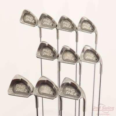 Ping Zing 2 Iron Set 3-PW LW Ping JZ Steel Regular Right Handed Black Dot +1/4"