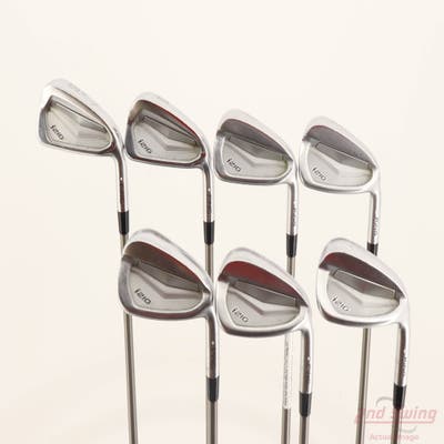 Ping i210 Iron Set 5-PW AW Aerotech SteelFiber fc90cw Graphite Regular Right Handed White Dot +1 1/4"