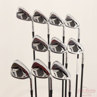 Ping G430 Iron Set 4-PW AW SW LW AWT 2.0 Lite Graphite Stiff Right Handed Orange Dot +1/4"