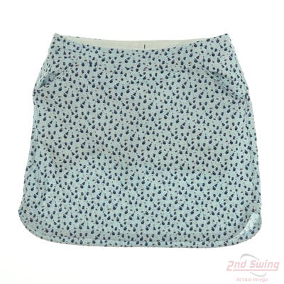 New Womens Peter Millar Skort Large L Blue MSRP $50