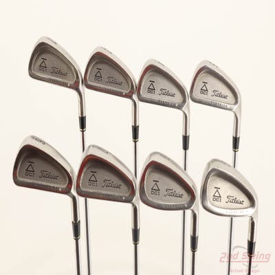 Titleist DCI Black Oversize + Iron Set 2-9 Iron Stock Steel Shaft Steel Stiff Right Handed +1/4"