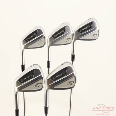 Callaway Apex Pro 24 Iron Set 6-PW True Temper Dynamic Gold X100 Steel X-Stiff Left Handed +1/4"