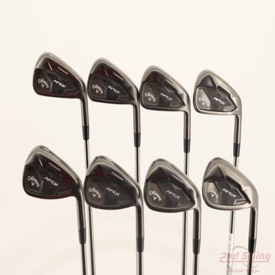 Callaway Apex Smoke 19 Iron Set 4-PW AW Project X Catalyst 60 Graphite Regular Right Handed +1/2"