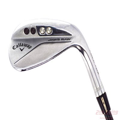 Callaway Jaws Raw Full Toe Chrome Wedge Lob LW 58° 10 Deg Bounce J Grind FST KBS $-Taper Black PVD Steel Stiff Right Handed 35.0in