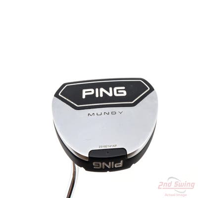 Ping 2023 Mundy Putter Straight Arc Steel Left Handed Black Dot 33.0in