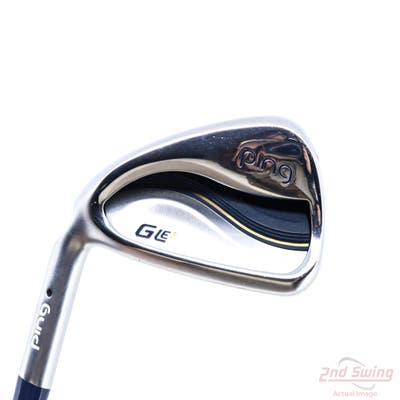 Ping G LE 3 Single Iron 6 Iron ULT 250 Ultra Lite Graphite Ladies Left Handed Black Dot 37.5in
