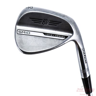 Mint Titleist Vokey SM10 Tour Chrome Wedge Gap GW 52° 8 Deg Bounce F Grind Titleist Vokey BV Steel Wedge Flex Right Handed 35.75in