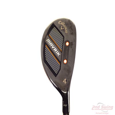 Callaway Mavrik Hybrid 4 Hybrid 20° Mitsubishi C6 Onyx 60 Graphite Stiff Right Handed 39.5in