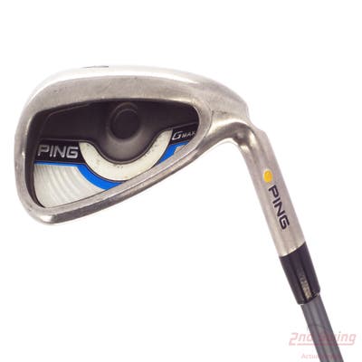 Ping Gmax Single Iron Pitching Wedge PW CFS 65 Graphite Graphite Senior Right Handed Yellow Dot 35.75in