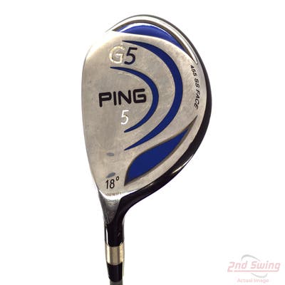 Ping G5 Fairway Wood 5 Wood 5W 18° Ping TFC 100F Graphite Stiff Left Handed 42.75in