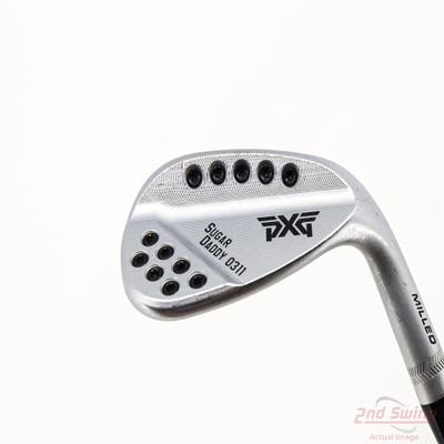 PXG 0311 Sugar Daddy Milled Chrome Wedge Sand SW 54° 10 Deg Bounce FST KBS Hi-Rev 2.0 125 Steel Stiff Right Handed 35.5in
