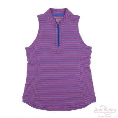 New Womens Peter Millar Sleeveless Polo Small S Multi MSRP $105