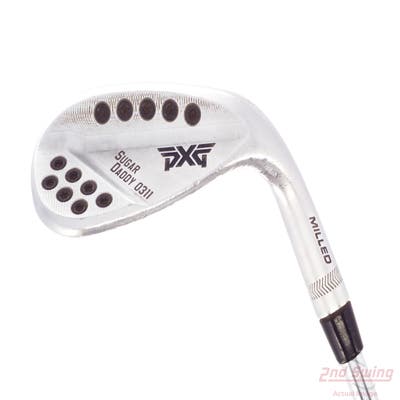PXG 0311 Sugar Daddy Milled Chrome Wedge Lob LW 60° 9 Deg Bounce True Temper Elevate 95 VSS Black Steel Stiff Right Handed 35.5in