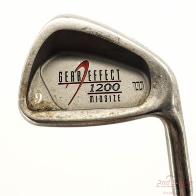 Wilson Staff 1200 Gear Effect Single Iron 9 Iron Speed Wilson Steel Regular Right Handed 36.0in