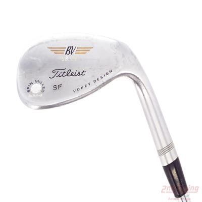 Titleist Vokey Spin Milled SM4 Chrome Wedge Lob LW 58° 9 Deg Bounce True Temper Dynamic Gold S200 Steel Stiff Right Handed 35.25in