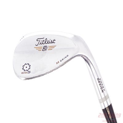Titleist Vokey SM5 Tour Chrome Wedge Lob LW 58° 8 Deg Bounce M Grind True Temper Dynamic Gold S200 Steel Stiff Right Handed 35.25in