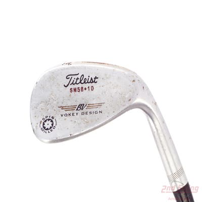 Titleist Vokey Spin Milled Wedge Sand SW 56° 10 Deg Bounce True Temper Dynamic Gold S300 Steel Stiff Right Handed 35.5in