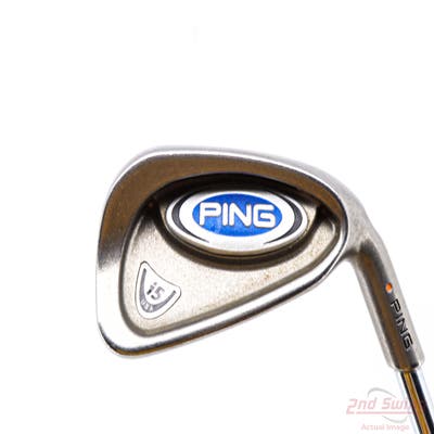 Ping i5 Single Iron 6 Iron Stock Steel Shaft Steel Stiff Right Handed Orange Dot 37.5in