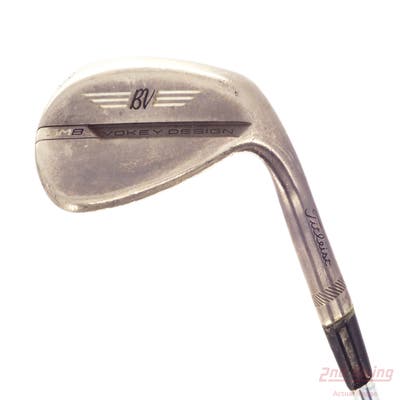 Titleist Vokey SM8 Brushed Steel Wedge Lob LW 58° 8 Deg Bounce M Grind Stock Steel Shaft Steel Wedge Flex Right Handed 35.0in