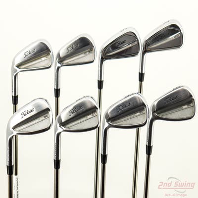Titleist 2023 T150/T200 Combo Iron Set 4-PW GW UST Mamiya Recoil 95 F4 Graphite Stiff Left Handed +1"