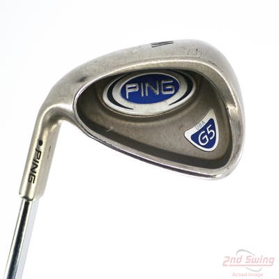 Ping G5 Single Iron Pitching Wedge PW Stock Steel Shaft Steel Regular Left Handed Black Dot 36.0in