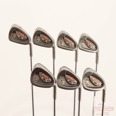 Ping i10 Iron Set 4-PW Ping AWT Steel Stiff Right Handed Black Dot +1/4"