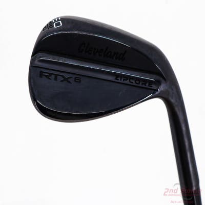 Mint Cleveland RTX 6 ZipCore Black Satin Wedge Lob LW 60° 10 Deg Bounce Mid Dynamic Gold Spinner TI Steel Wedge Flex Right Handed 35.25in