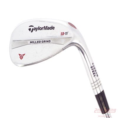 TaylorMade Milled Grind Satin Chrome Wedge Sand SW 54° 11 Deg Bounce SB True Temper Dynamic Gold Steel Wedge Flex Right Handed 35.0in