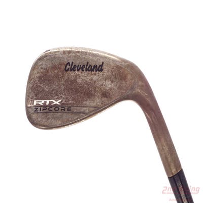 Cleveland RTX ZipCore Raw Wedge Sand SW 54° 12 Deg Bounce Full Dynamic Gold Spinner TI Steel Wedge Flex Right Handed 35.0in