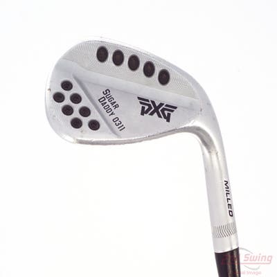 PXG 0311 Sugar Daddy Milled Chrome Wedge Sand SW 54° 10 Deg Bounce FST KBS MAX Graphite 55 Graphite Senior Right Handed 35.25in