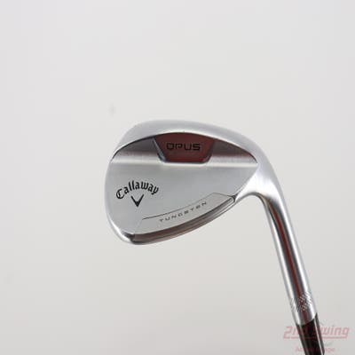 Callaway Opus Platinum Chrome Wedge Lob LW 58° 8 Deg Bounce Z Grind Dynamic Gold Mid 115 Gunmetal Steel Wedge Flex Right Handed 35.0in