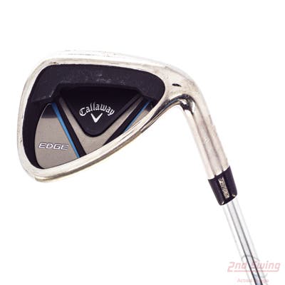 Callaway 2018 Edge Single Iron Pitching Wedge PW Callaway Stock Steel Steel Regular Right Handed 35.5in