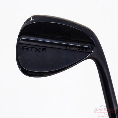 Mint Cleveland RTX 6 ZipCore Black Satin Wedge Sand SW 54° 10 Deg Bounce Mid Dynamic Gold Spinner TI Steel Wedge Flex Right Handed 35.5in