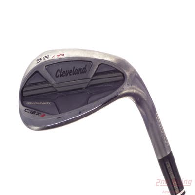 Cleveland CBX 2 Black Satin Wedge Lob LW 58° 10 Deg Bounce Dynamic Gold Tour Issue 115 Steel Wedge Flex Right Handed 35.0in