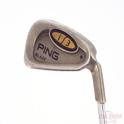 Ping i3 Blade Single Iron 4 Iron Stock Steel Shaft Steel Stiff Right Handed Blue Dot 38.5in