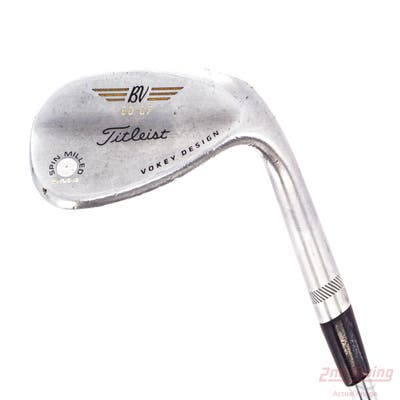 Titleist Vokey Spin Milled SM4 Chrome Wedge Lob LW 60° 7 Deg Bounce True Temper Dynamic Gold S200 Steel Stiff Right Handed 35.25in