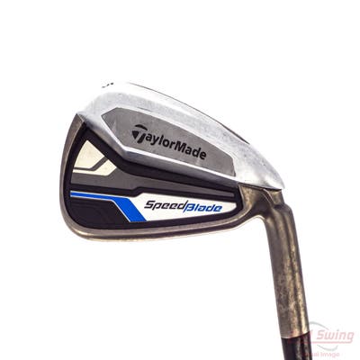 TaylorMade Speedblade Single Iron 6 Iron Stock Steel Shaft Steel Regular Right Handed 38.0in
