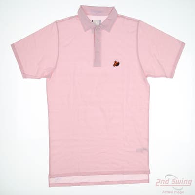 New Mens B. Draddy Polo X-Large XL Pink MSRP $36