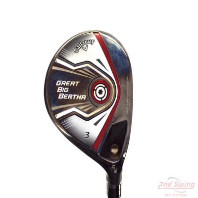 Callaway 2015 Great Big Bertha Fairway Wood 3 Wood 3W 15° MRC Kuro Kage Black TiNi 50 Graphite Senior Right Handed 43.25in