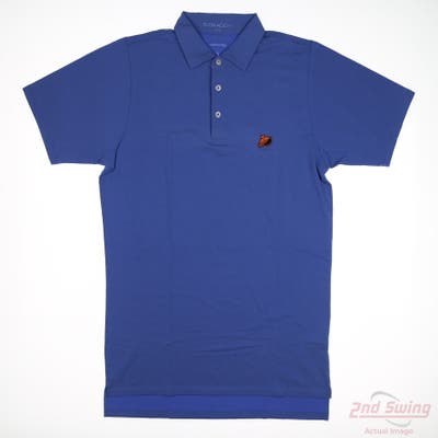 New Mens B. Draddy Polo Small S Blue MSRP $36