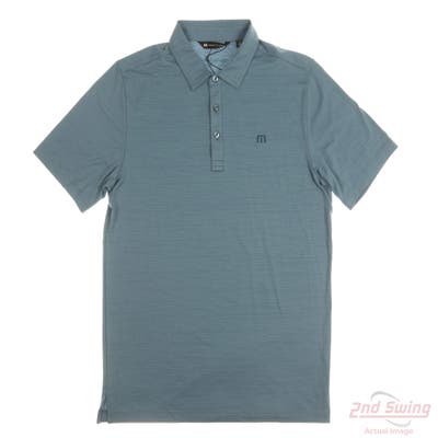 New Mens Travis Mathew Polo Medium M Navy Blue MSRP $70