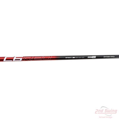 Used W/ Titleist Adapter Mitsubishi Rayon 2022 C6 Red 50g Fairway Shaft Senior 41.75in