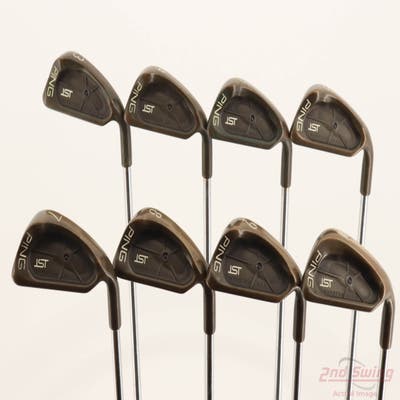 Ping ISI Beryllium Copper Iron Set 3-PW Ping Z-Z65 Steel Stiff Right Handed Black Dot +1/4"