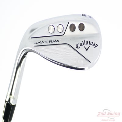Callaway Jaws Raw Chrome Wedge Lob LW 58° 10 Deg Bounce S Grind Dynamic Gold Spinner TI 115 Steel Wedge Flex Left Handed 35.25in