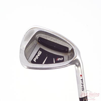 Ping I20 Single Iron 9 Iron Stock Steel Shaft Steel Stiff Right Handed Red dot 36.0in