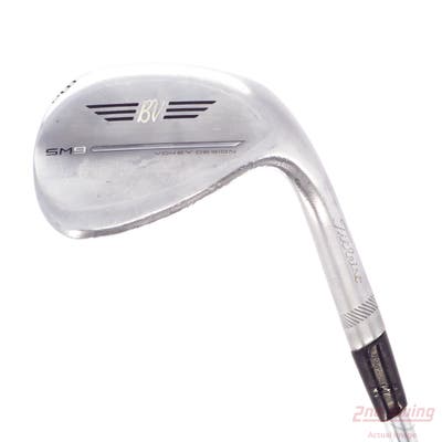 Titleist Vokey SM9 Tour Chrome Wedge Lob LW 58° 12 Deg Bounce D Grind Titleist Vokey BV Steel Wedge Flex Right Handed 35.5in