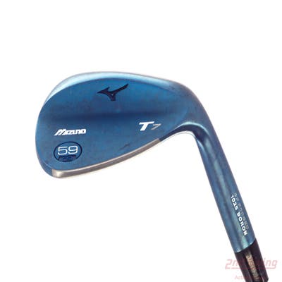 Mizuno T7 Blue Ion Wedge Lob LW 59° 9 Deg Bounce True Temper Dynamic Gold Steel Wedge Flex Right Handed 35.75in